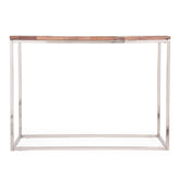 Natural Wood Color Handcrafted Console
